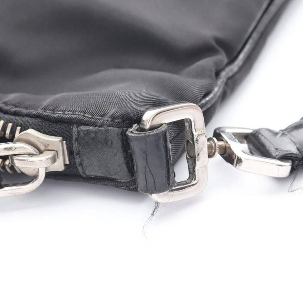 Prada Nylon Leather Shoulder Bag - Picture 4 of 10